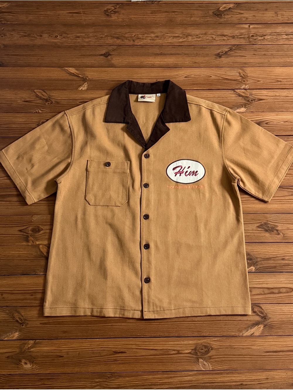 ENGINEERED BY DRE WHEAT HIM WORKSHIRT NWOT